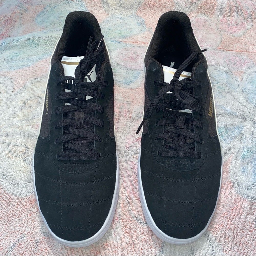Puma Men's Black and White Sneakers - Picture 3 of 6